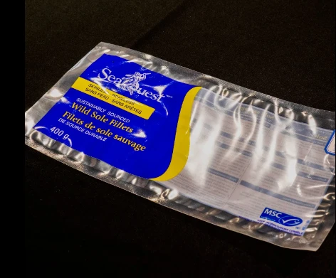 Food Grade Plastic Vacuum Bags Manufacturer Custom Printed Nylon Frozen Food Packaging Bag With Clear Window
